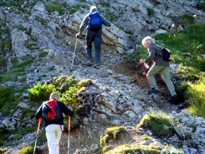wandern bergsteigen